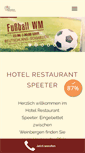 Mobile Screenshot of hotel-speeter.com